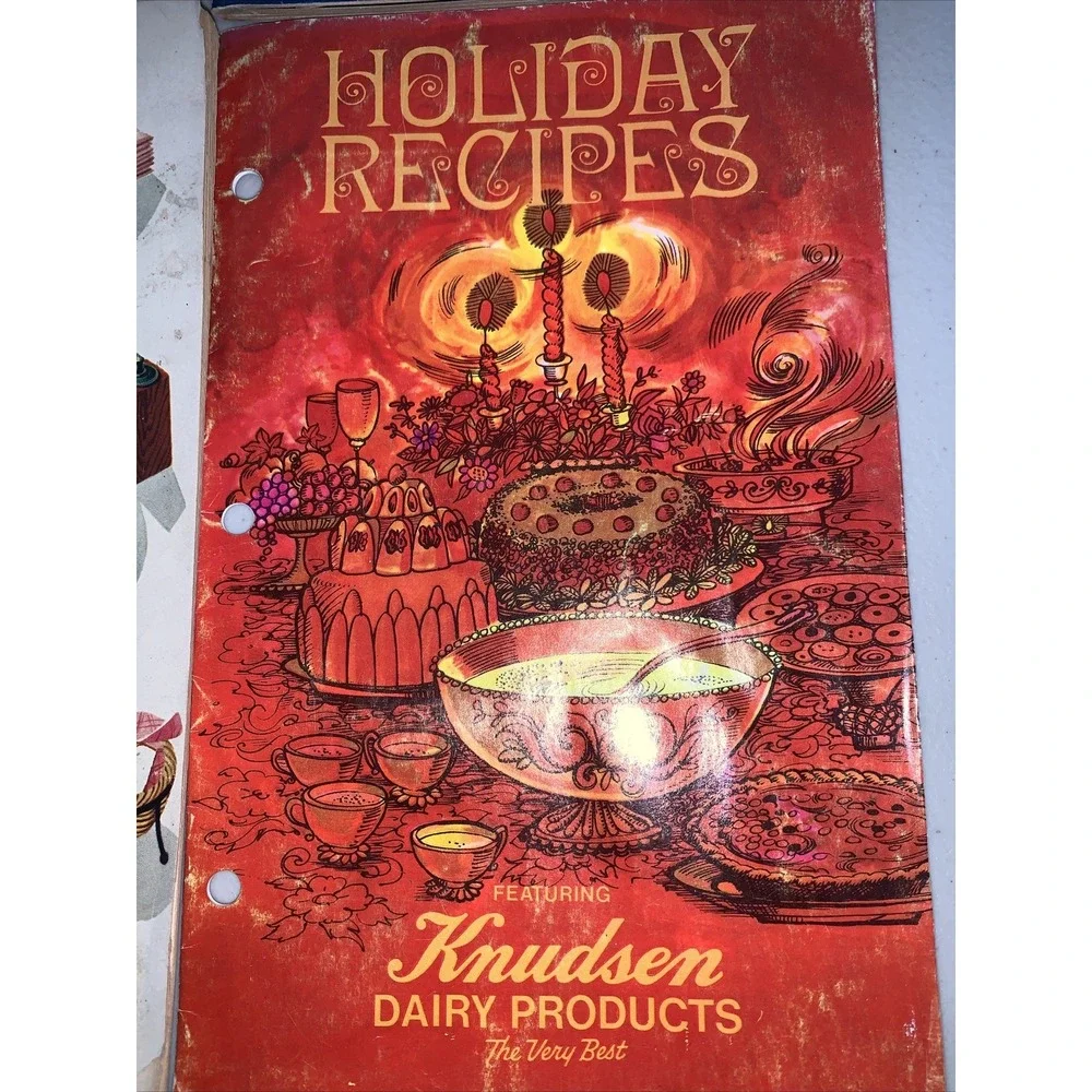 Vintage Knudsen Dairy Products Recipe Books (9) Holiday‎ 1950's -60's